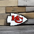 Authentic Street Signs Authentic Street Signs 99015 12 in. Kansas City Chiefs Steel Logo 99015